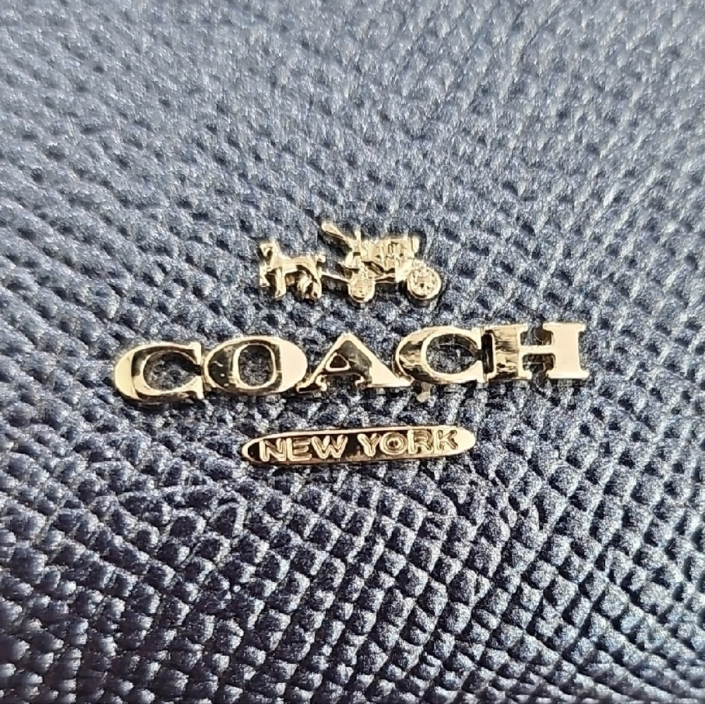 Coach Metallic Blue Women's Wallet - Picture 3 of 8